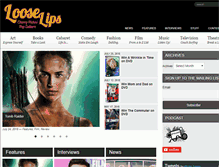 Tablet Screenshot of loose-lips.com